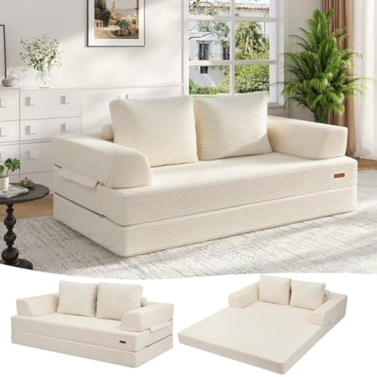 3-in-1 Convertible Sofa Bed – Comfort, Style, and Versatility