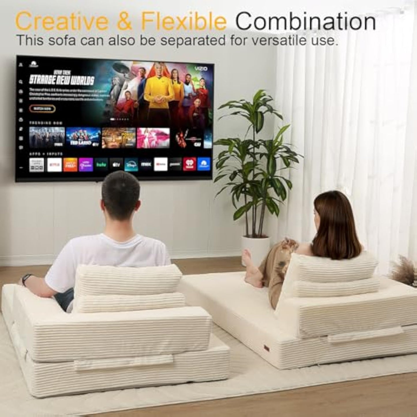 3-in-1 Convertible Sofa Bed – Comfort, Style, and Versatility