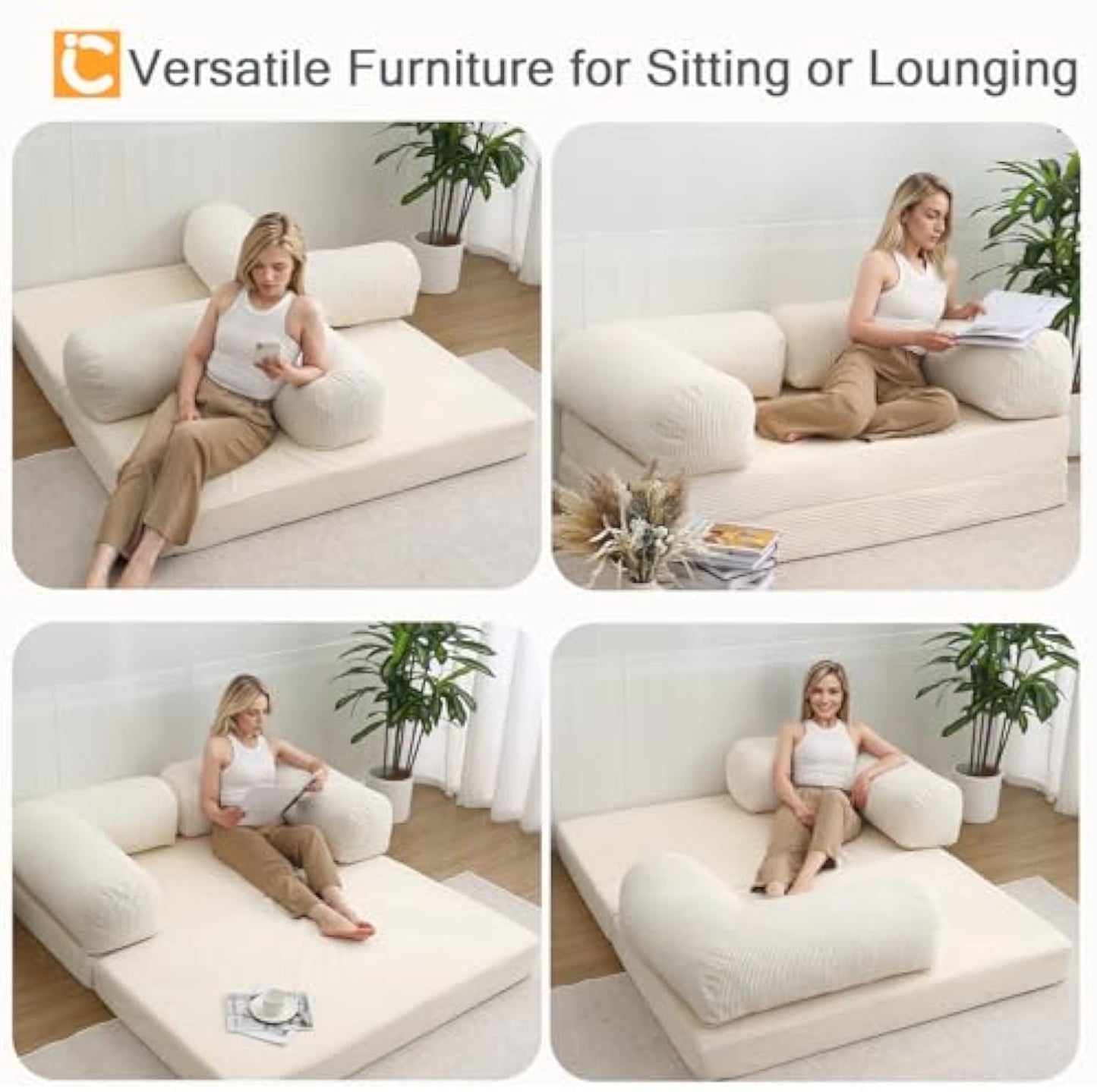 4-in-1 Foldable Sofa Bed – Comfort Meets Creativity