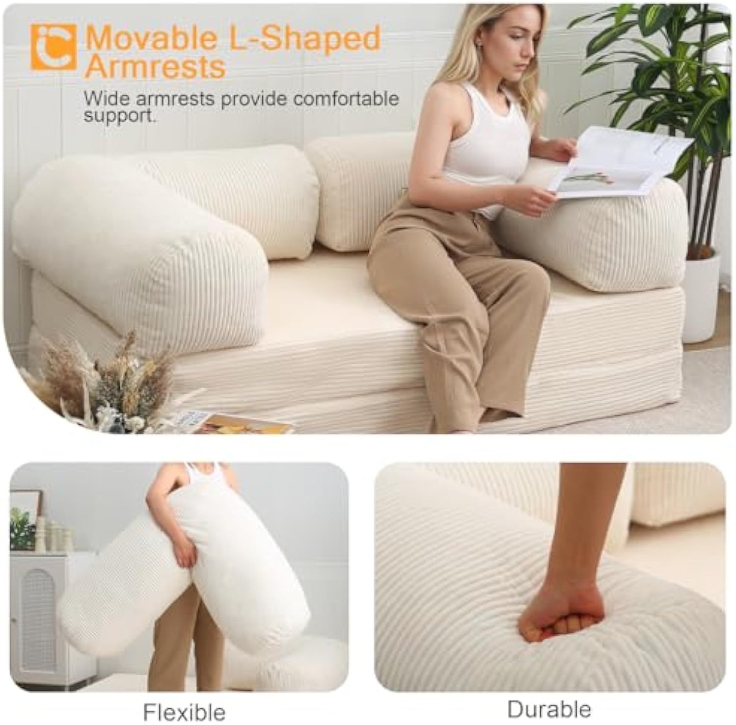 4-in-1 Foldable Sofa Bed – Comfort Meets Creativity