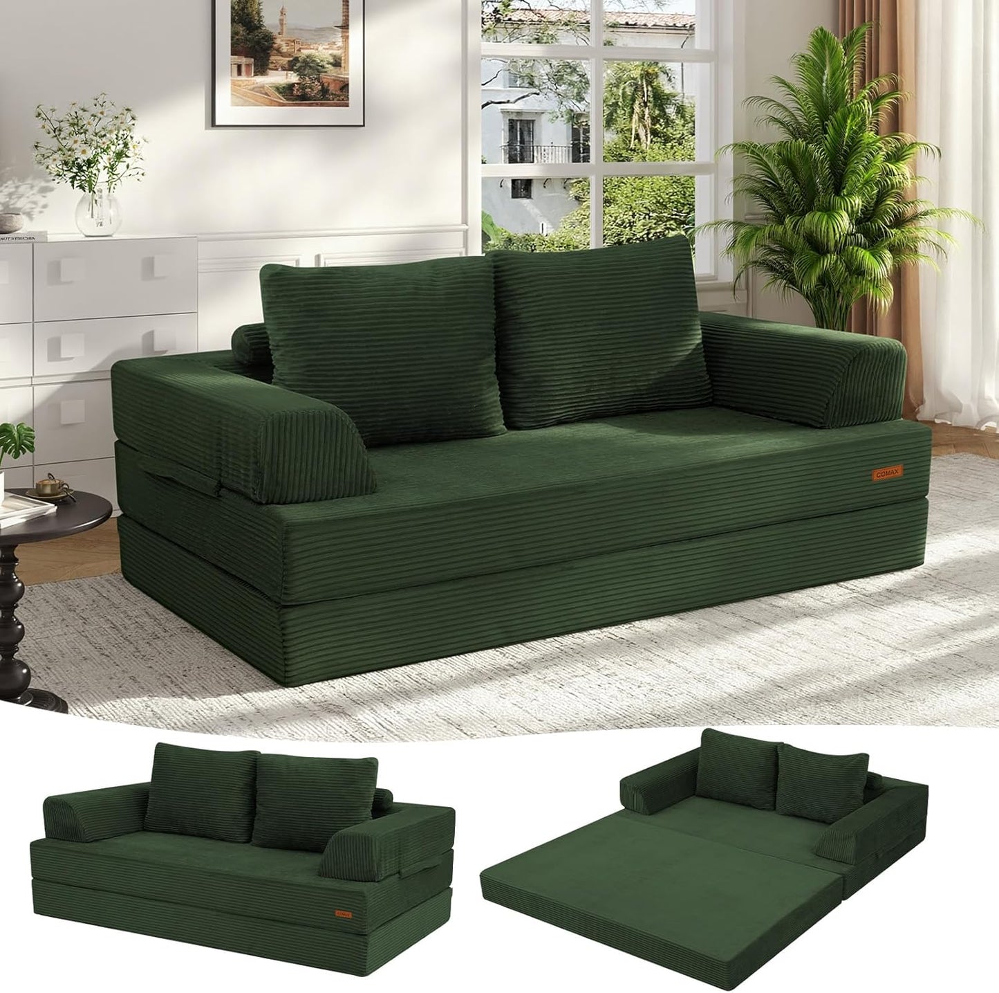 3-in-1 Convertible Sofa Bed – Comfort, Style, and Versatility