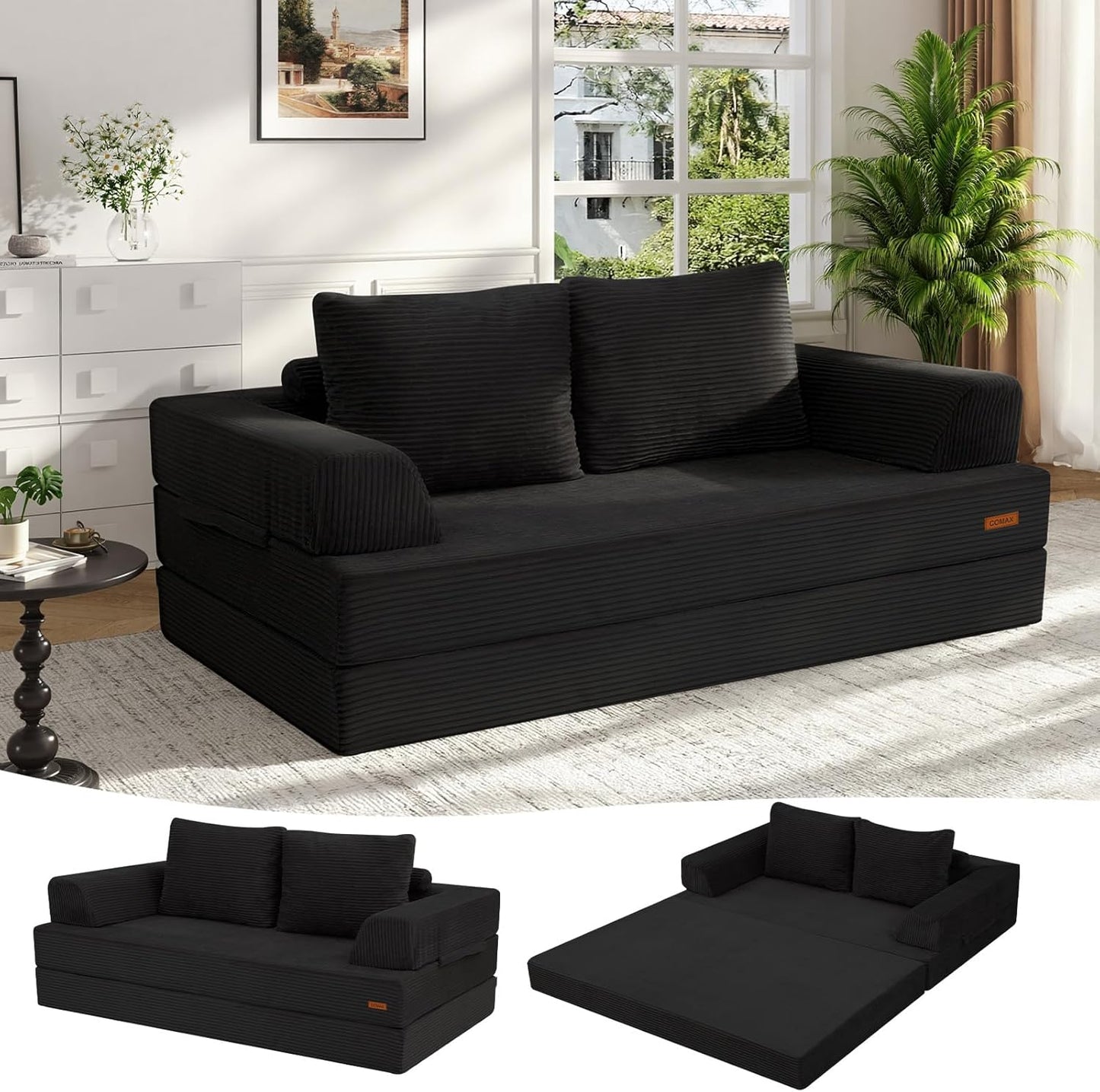 3-in-1 Convertible Sofa Bed – Comfort, Style, and Versatility