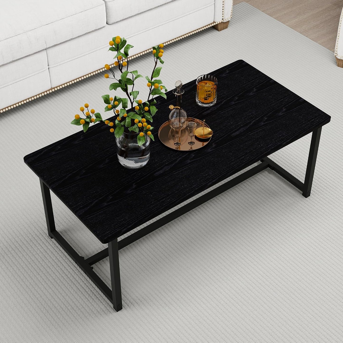 Rustic Minimalist Coffee Table – Sturdy, Stylish, and Versatile