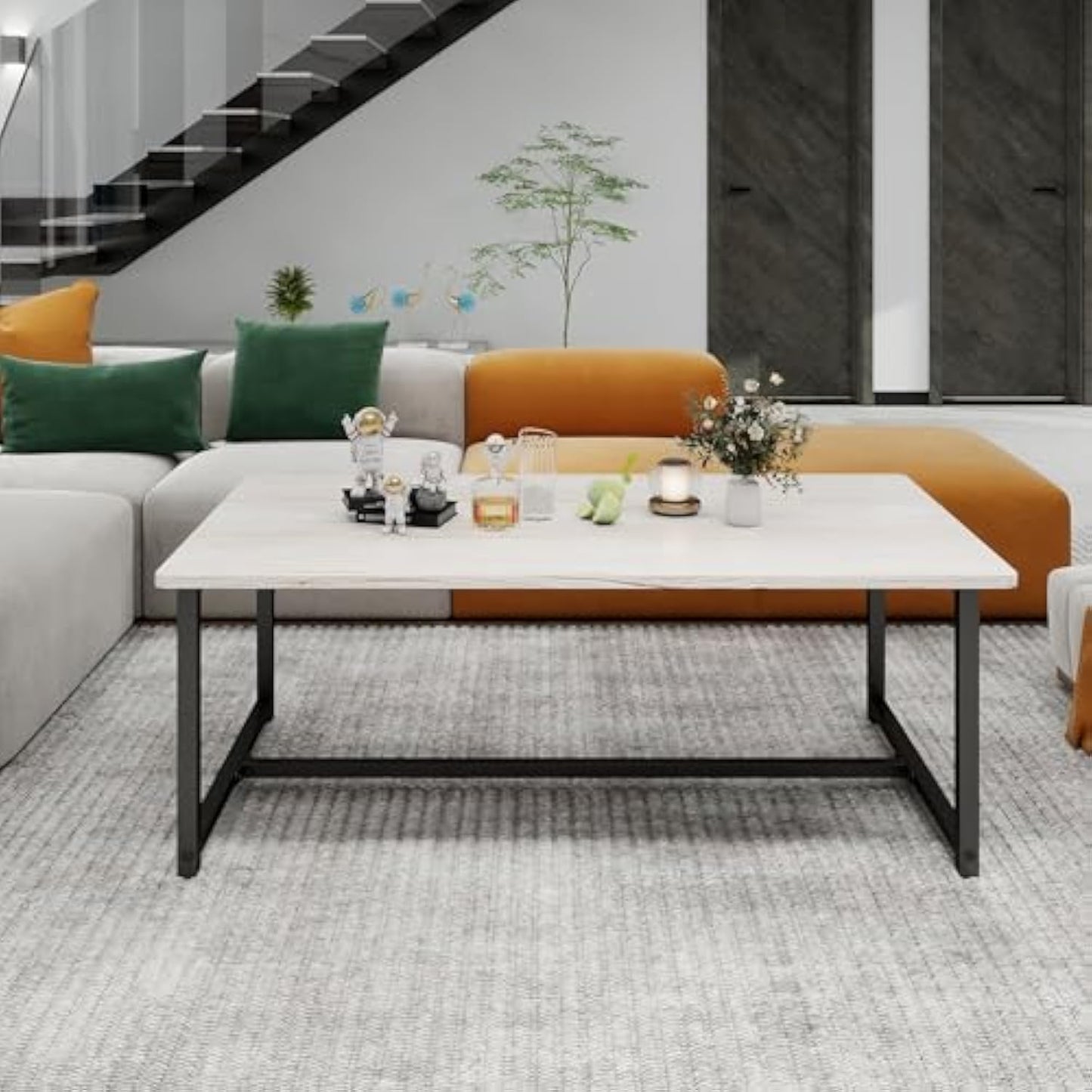 Rustic Minimalist Coffee Table – Sturdy, Stylish, and Versatile